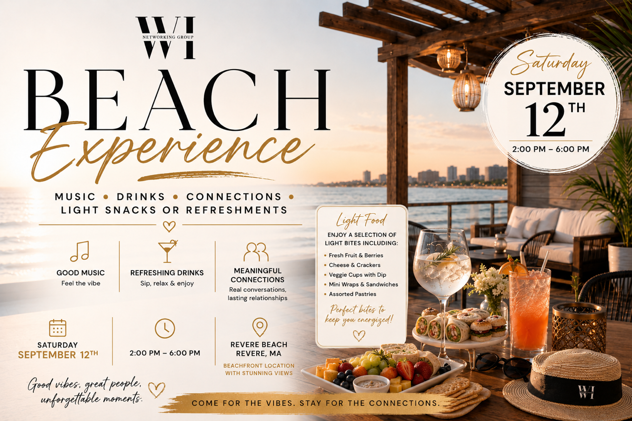 The Beach Experience beach event poster