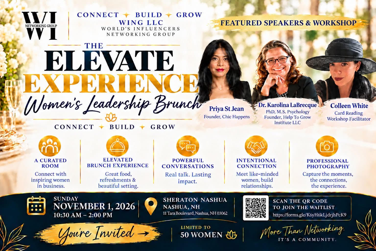 The Elevate Experience event poster